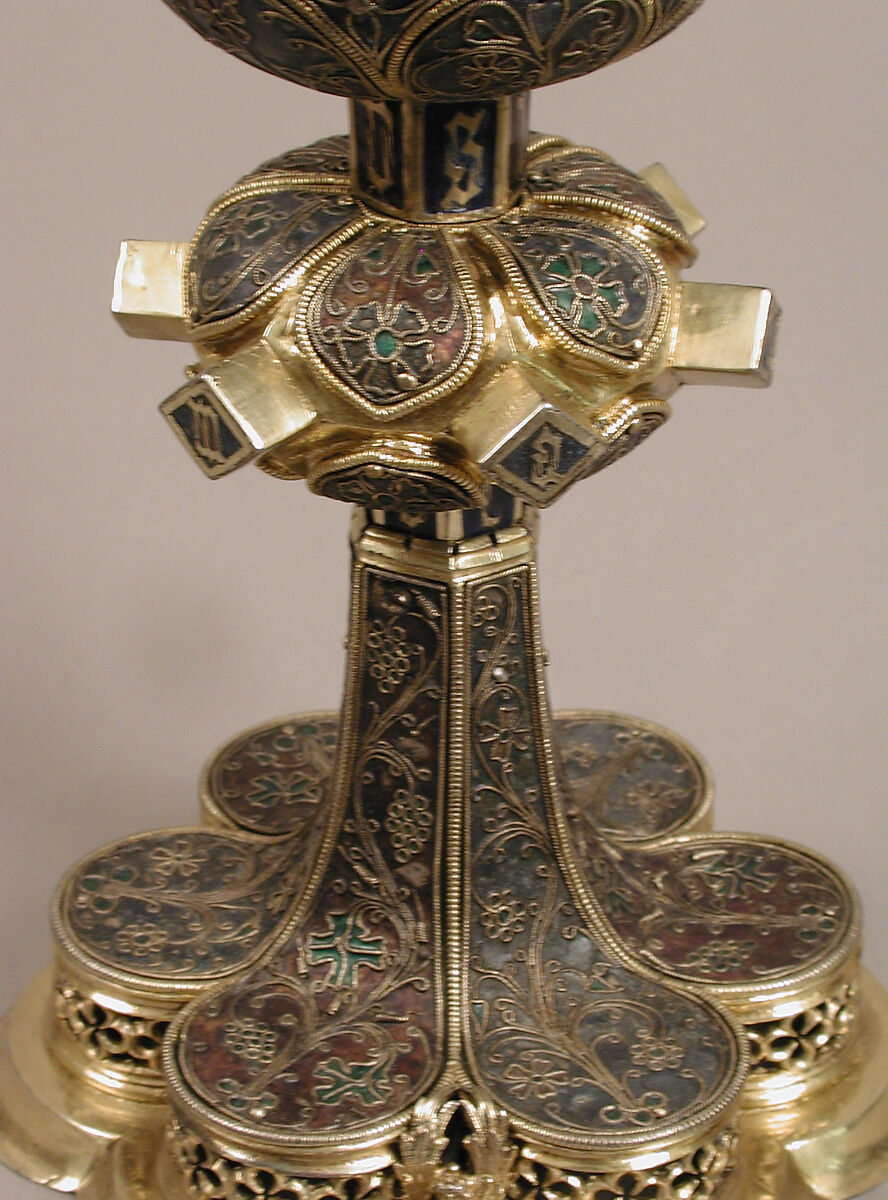 Chalice, Cloisonné enamel, silver-gilt, Hungarian