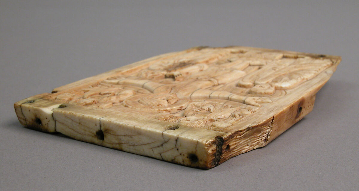 Plaque with the Crucifixion, Elephant ivory, South Italian