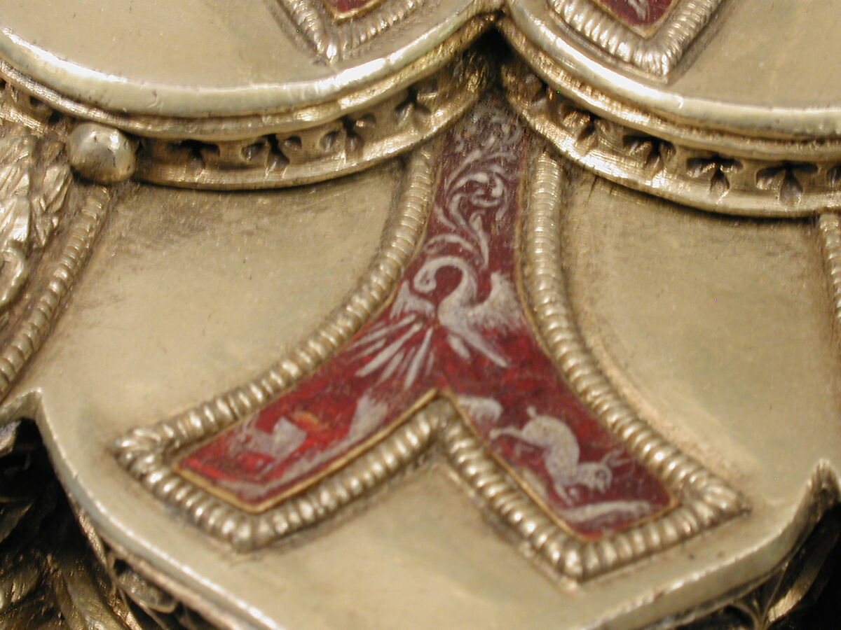 Chalice, Silver gilt, enamel, Spanish