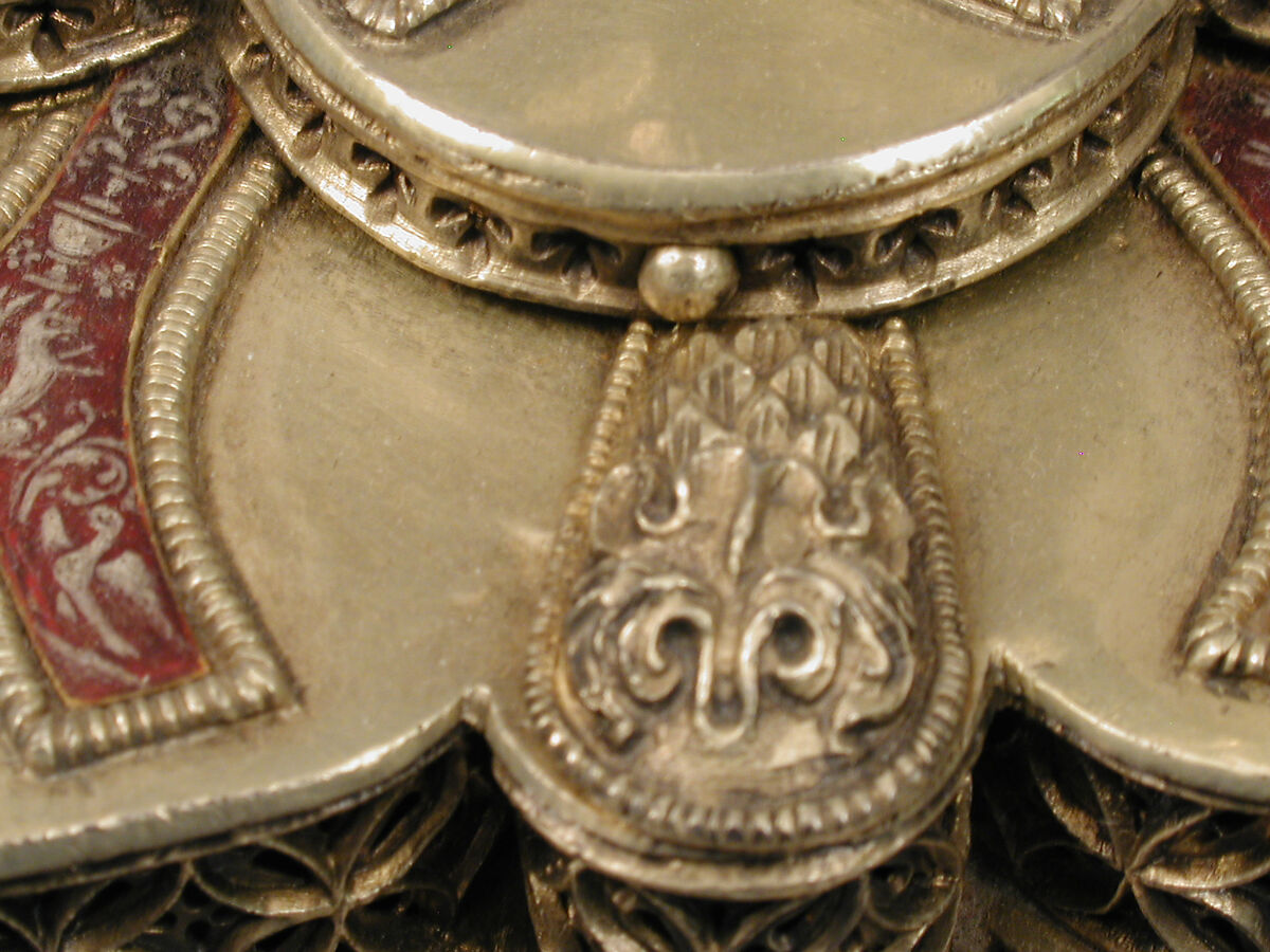 Chalice, Silver gilt, enamel, Spanish