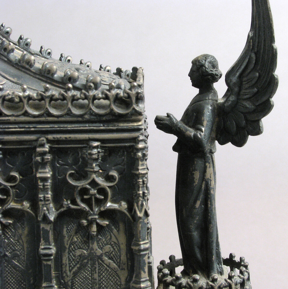 Ciborium, Silver-gilt, Spanish