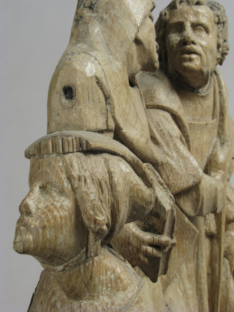 Worshippers, Oak with traces of polychromy, South Netherlandish