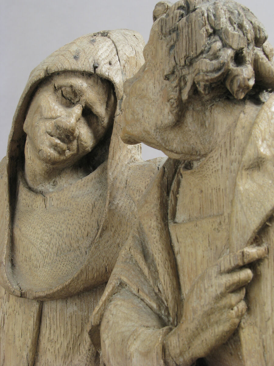 Worshippers, Oak with traces of polychromy, South Netherlandish