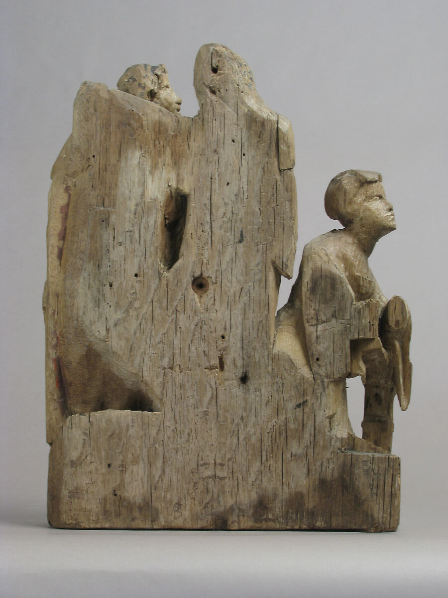 Worshippers, Oak with traces of polychromy, South Netherlandish