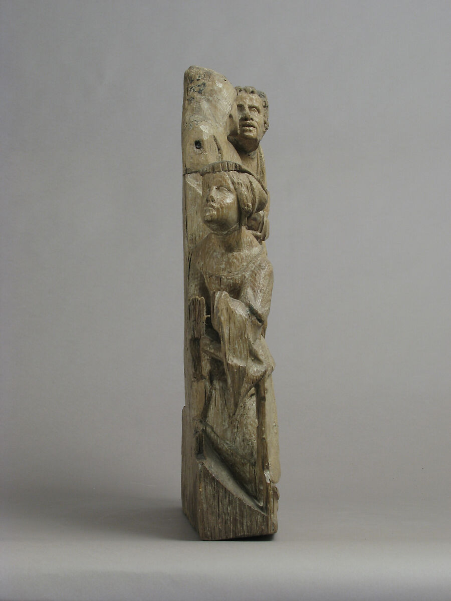 Worshippers, Oak with traces of polychromy, South Netherlandish