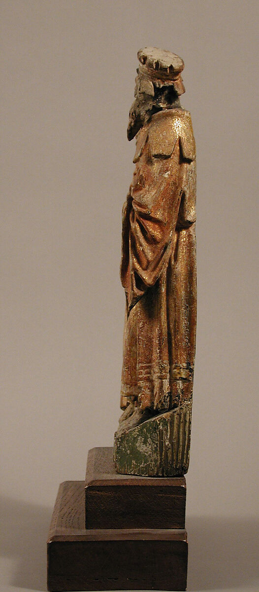 The Three Magi (?), Wood with paint and gilding, French or South Netherlandish