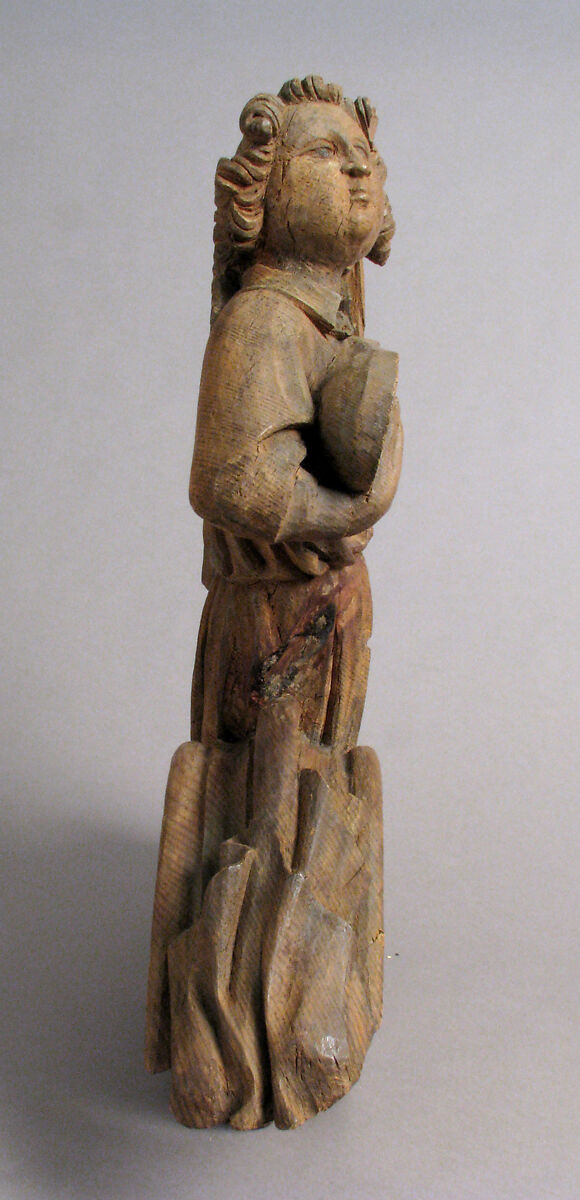 Musical Angel, Wood, French