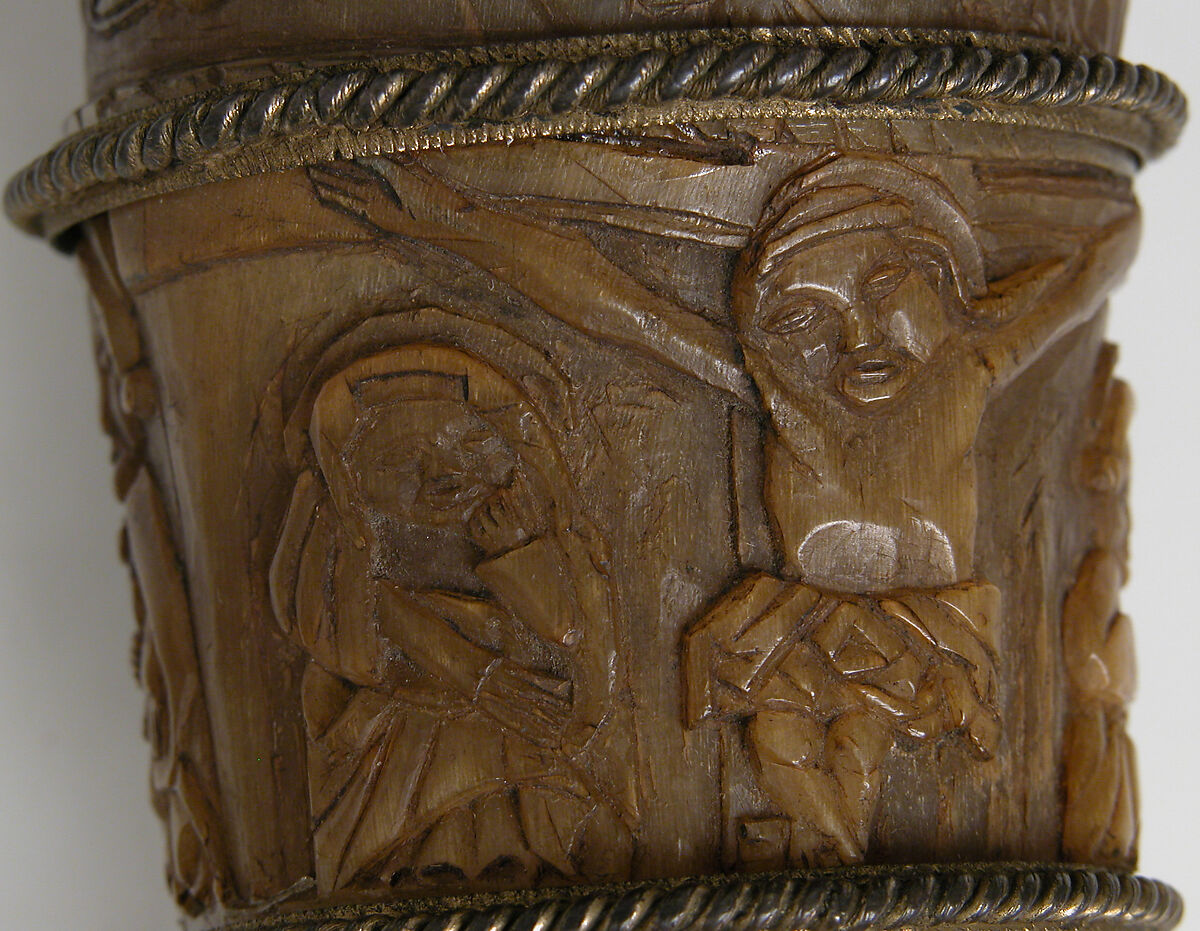 Hunting Horn, Horn, silver-gilt mounts, French