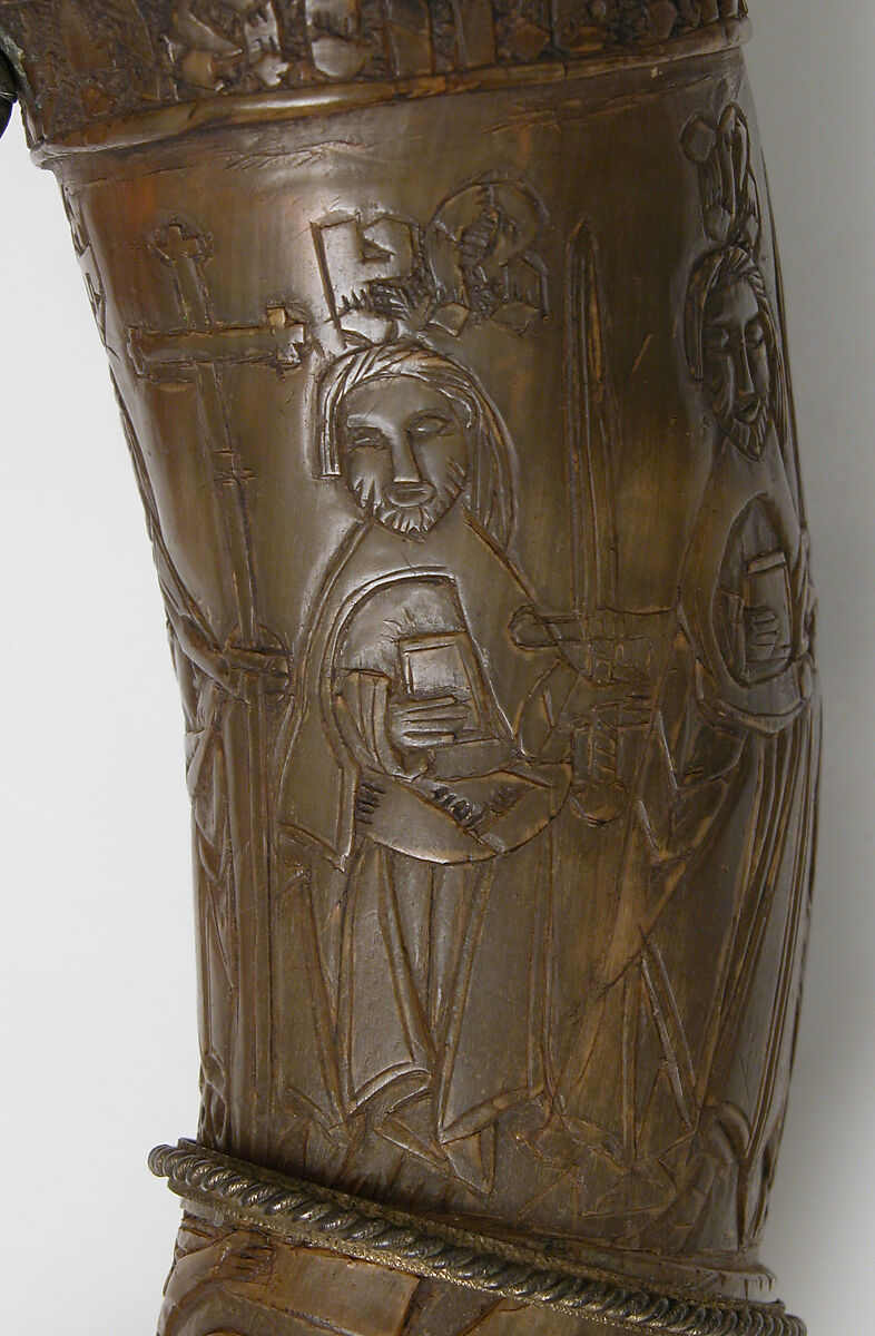 Hunting Horn, Horn, silver-gilt mounts, French