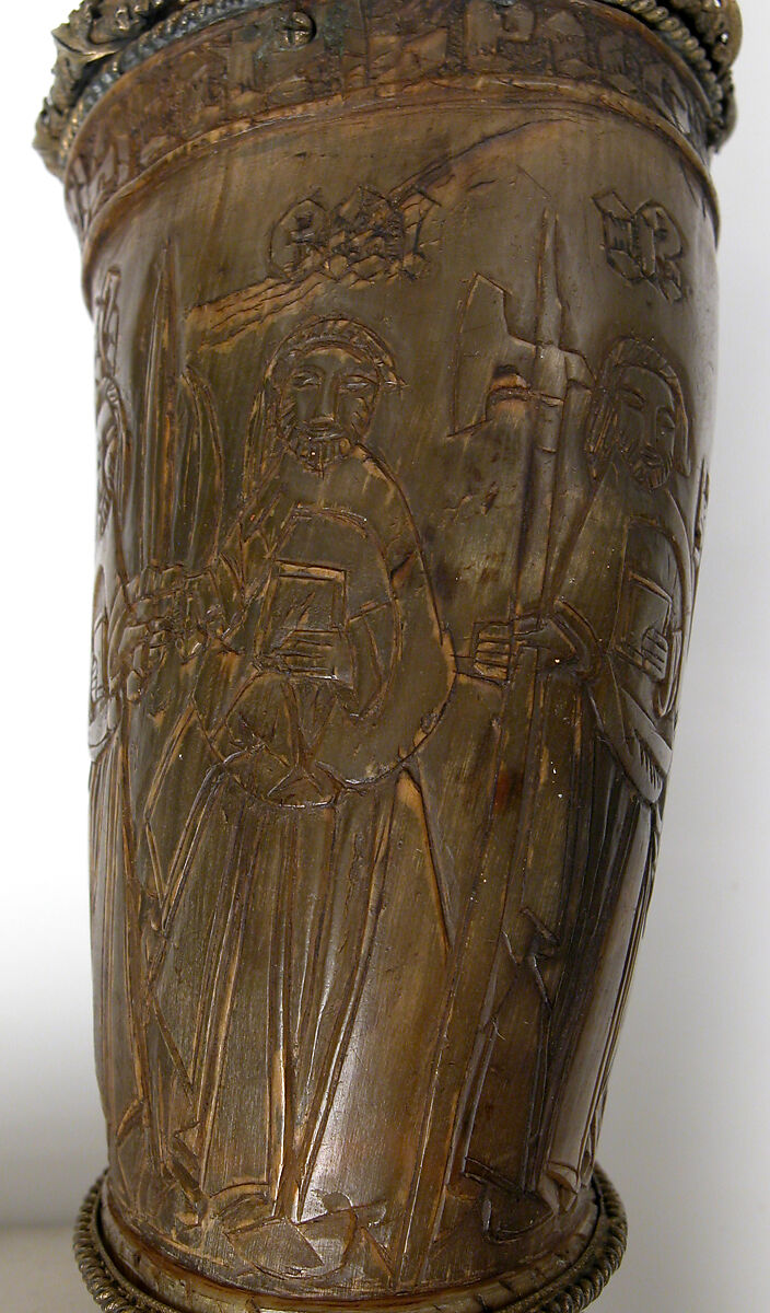 Hunting Horn, Horn, silver-gilt mounts, French