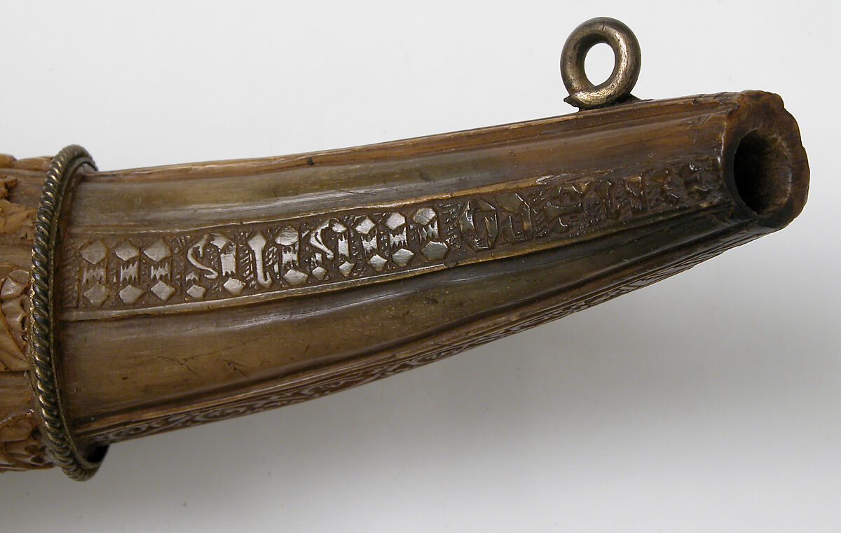 Hunting Horn, Horn, silver-gilt mounts, French