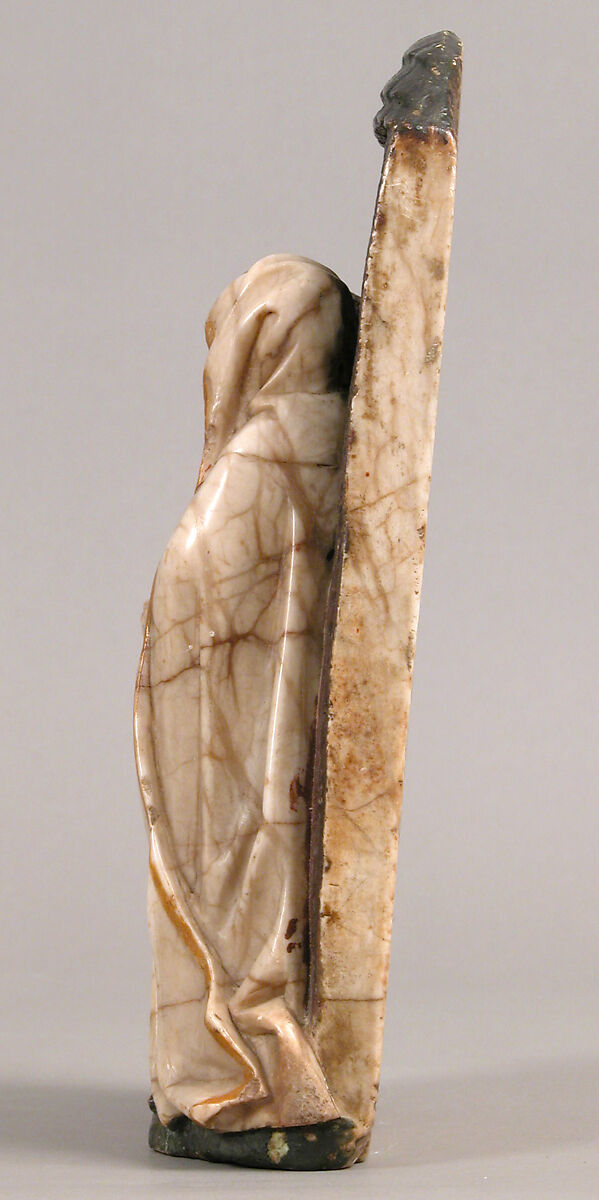 Saint Anna and Saint Joachim, Alabaster, polychromy, German