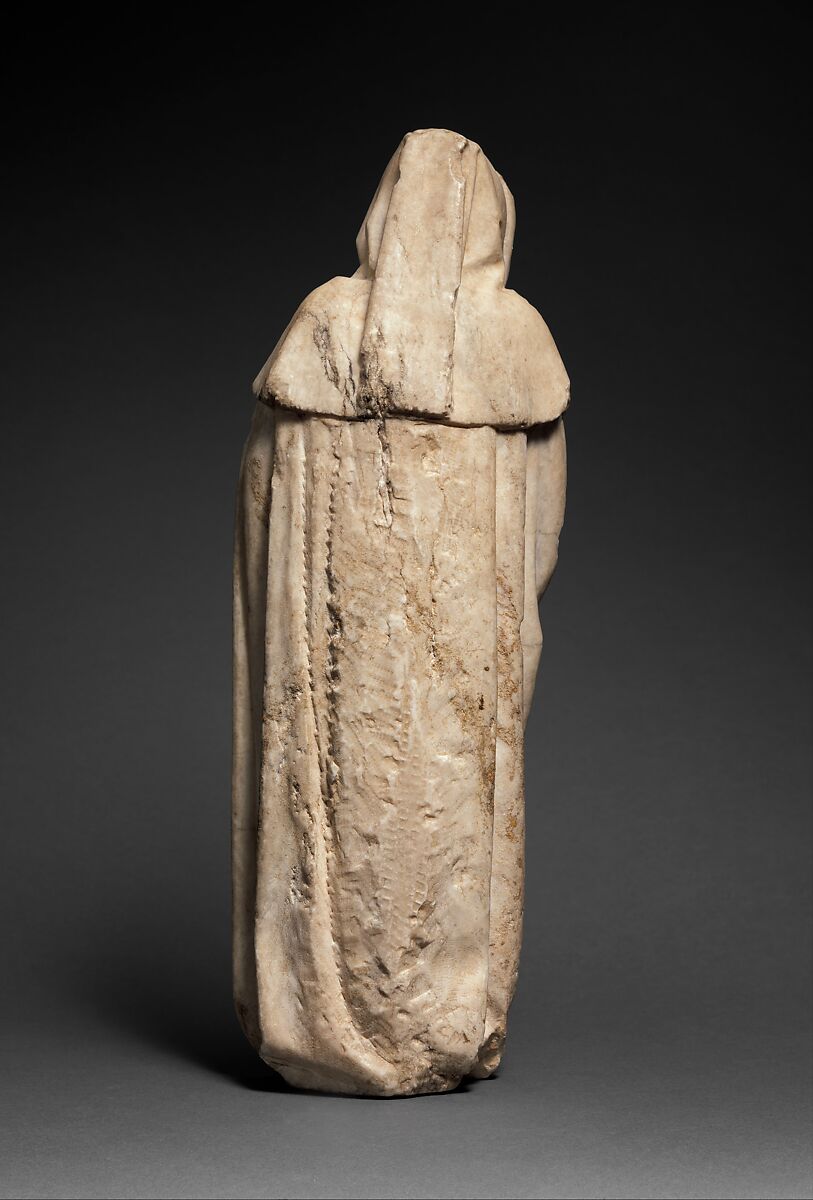 Mourner, Etienne Bobillet (Franco-Netherlandish, active Bourges, 1453), Alabaster, French