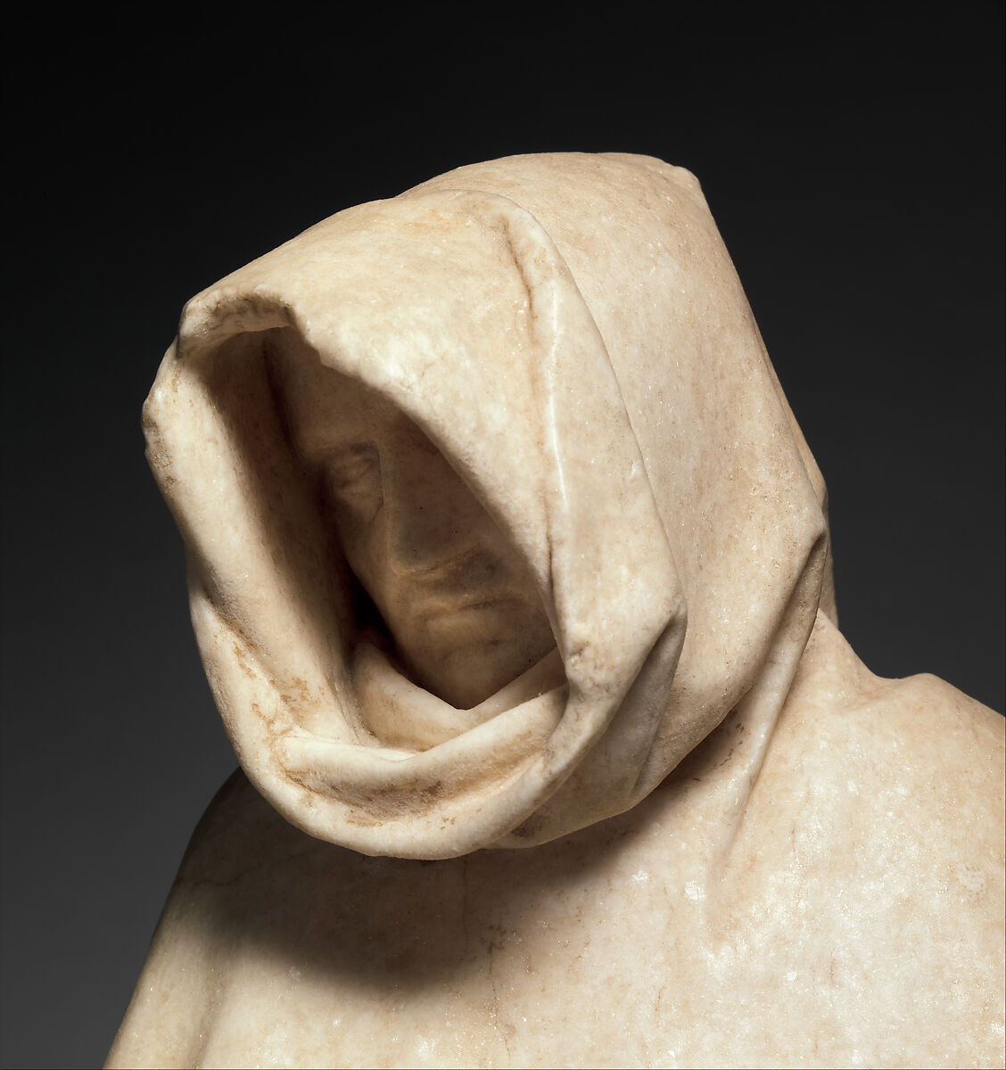 Mourner, Etienne Bobillet (Franco-Netherlandish, active Bourges, 1453), Alabaster, French