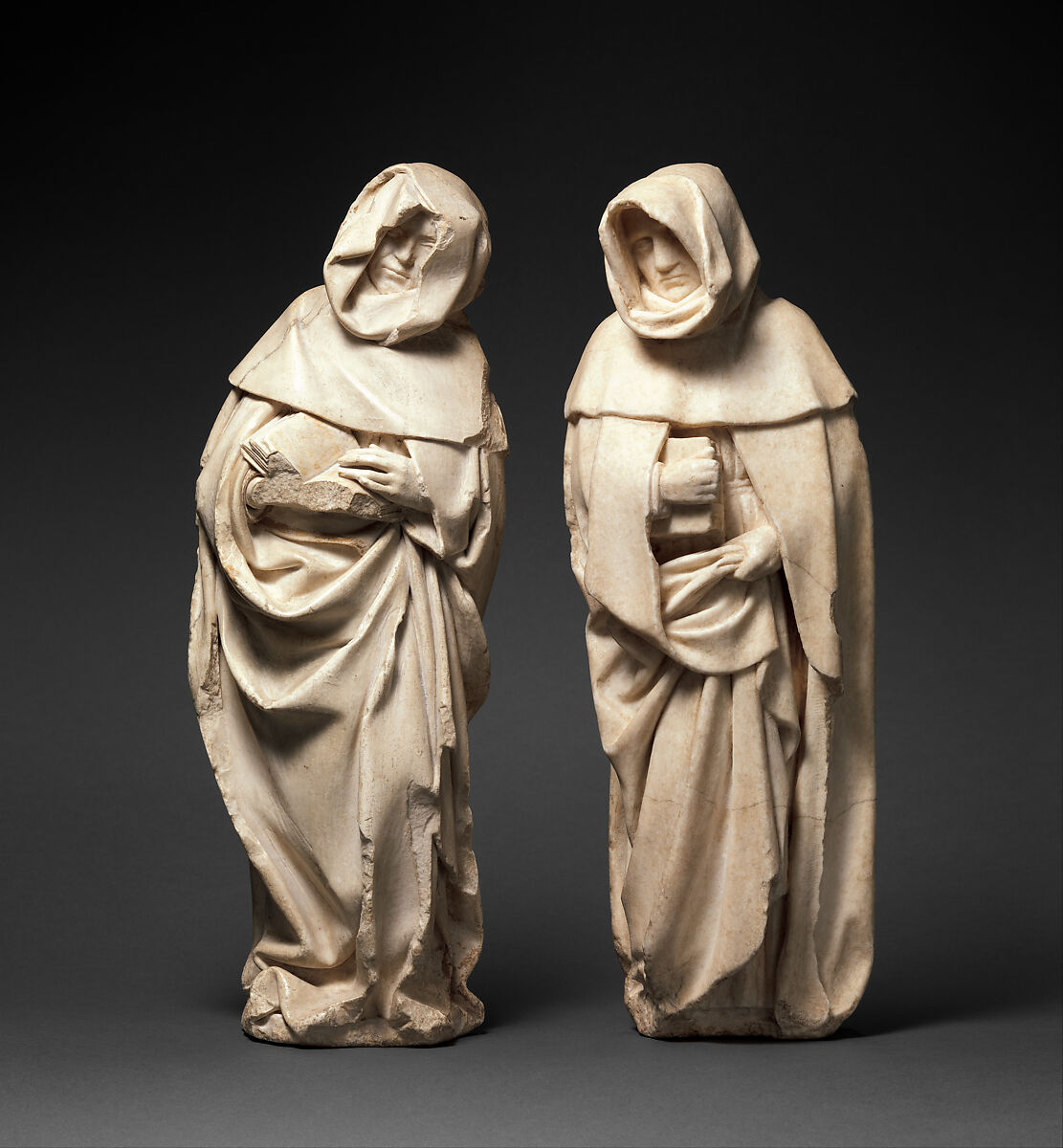 Mourner, Etienne Bobillet (Franco-Netherlandish, active Bourges, 1453), Alabaster, French
