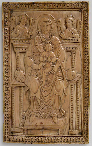 Plaque with Enthroned Virgin and Child