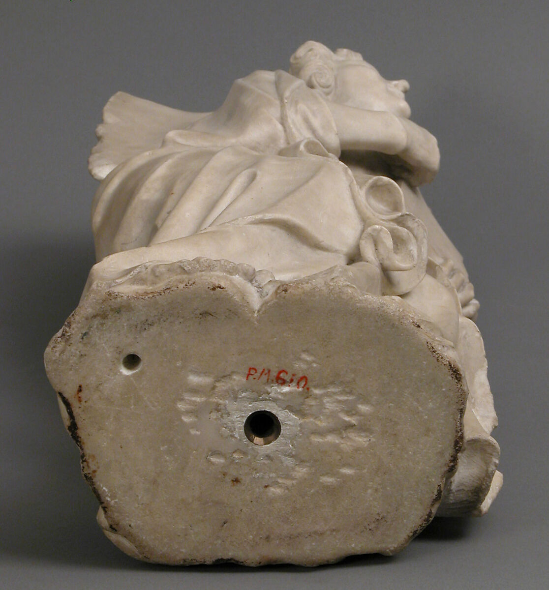 Angel of the Annunciation, Attributed to Jean de Liège (Franco-Netherlandish, active ca. 1361–died 1381), Marble, South Netherlandish or French