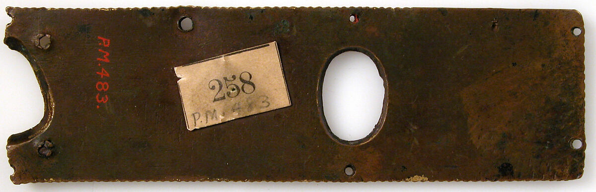 Plaque from a Book Cover or Portable Altar with Saint Thomas and the Lion of Saint Mark, Champlevé enamel, copper alloy, gilt, South Netherlandish