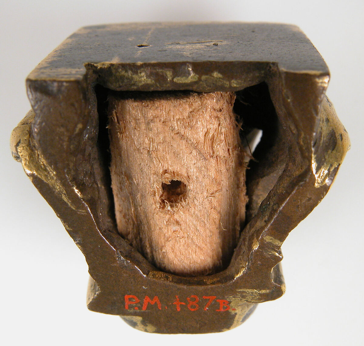 Capital from a Reliquary Shrine, copper alloy, gilt, German