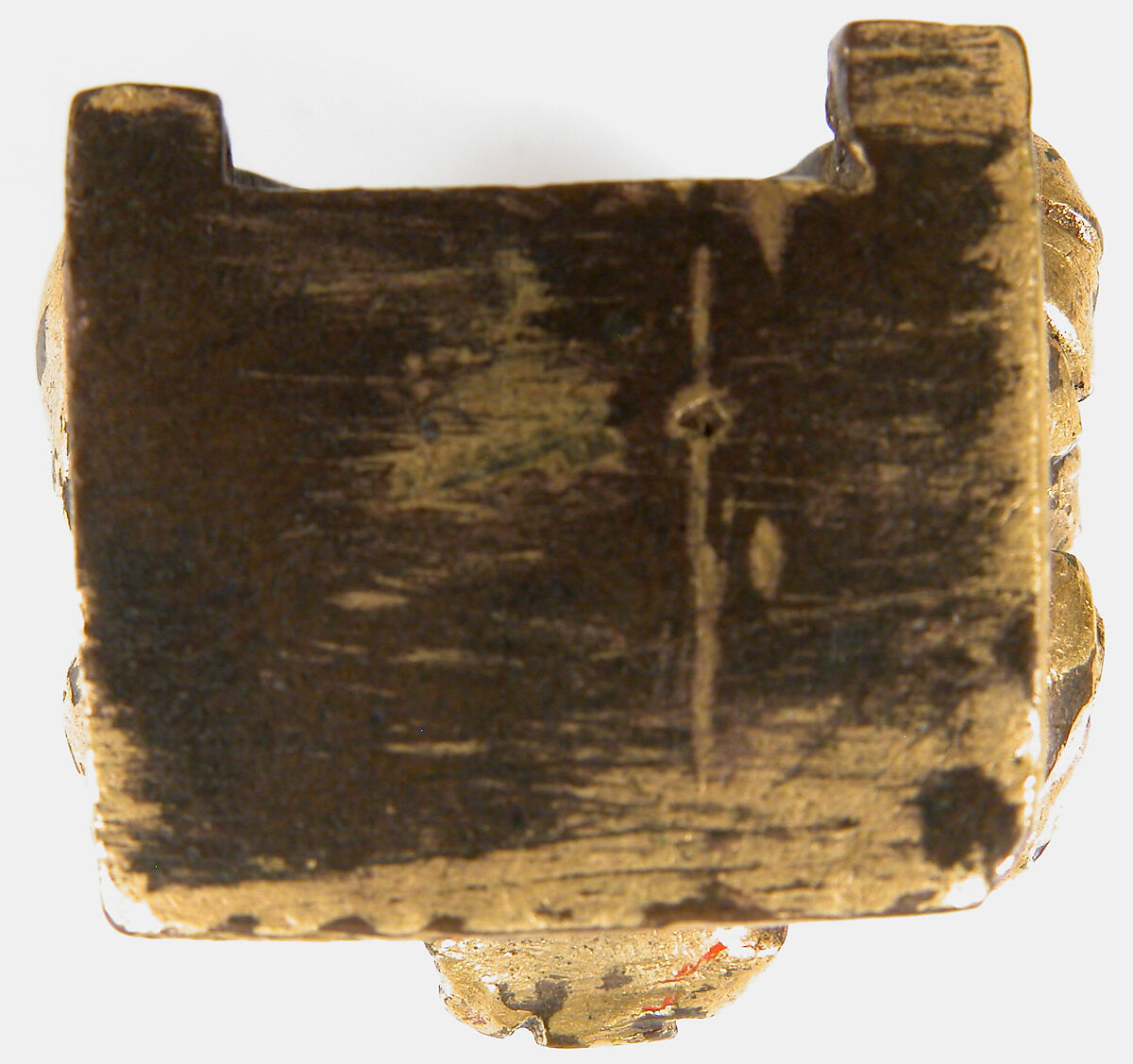 Capital from a Reliquary Shrine, copper alloy, gilt, German