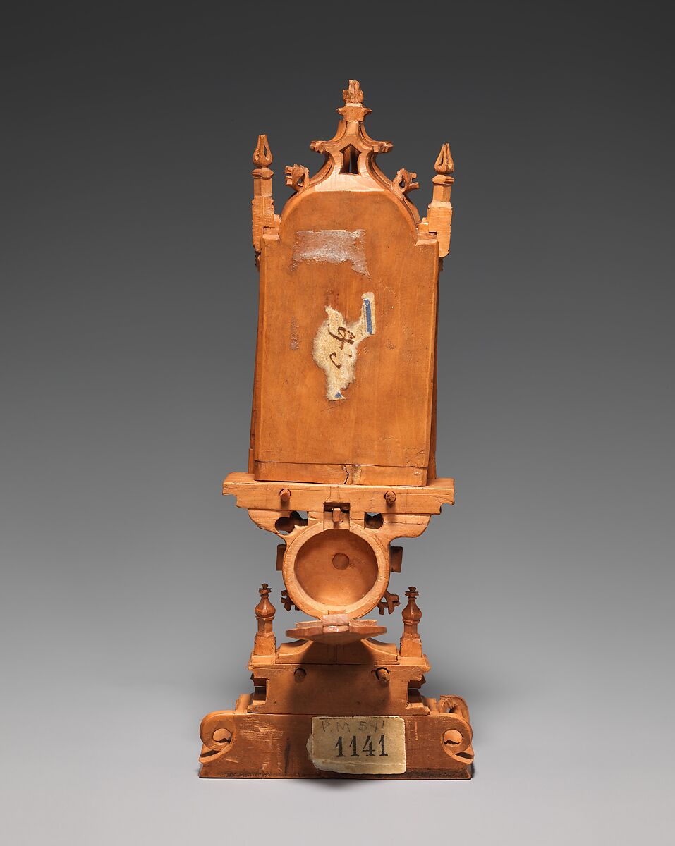 Miniature Altarpiece with the Crucifixion, Boxwood, Netherlandish