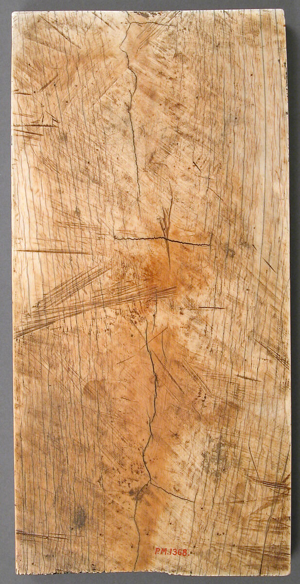 Plaque with the Journey to Emmaus and Noli Me Tangere, Elephant ivory with traces of gilding, Spanish