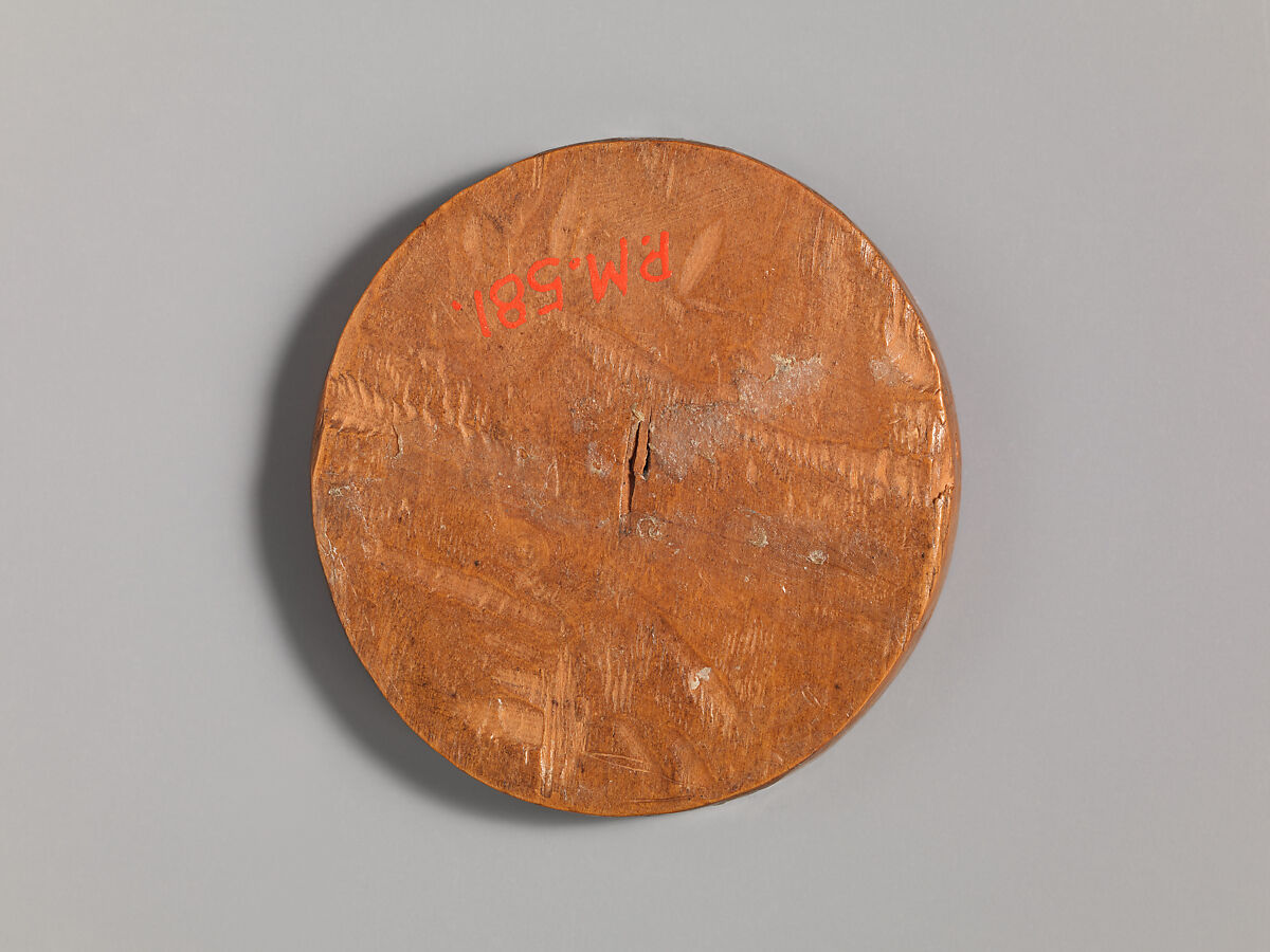 Medallion with the Feast of Ahasuerus, Boxwood, Netherlandish