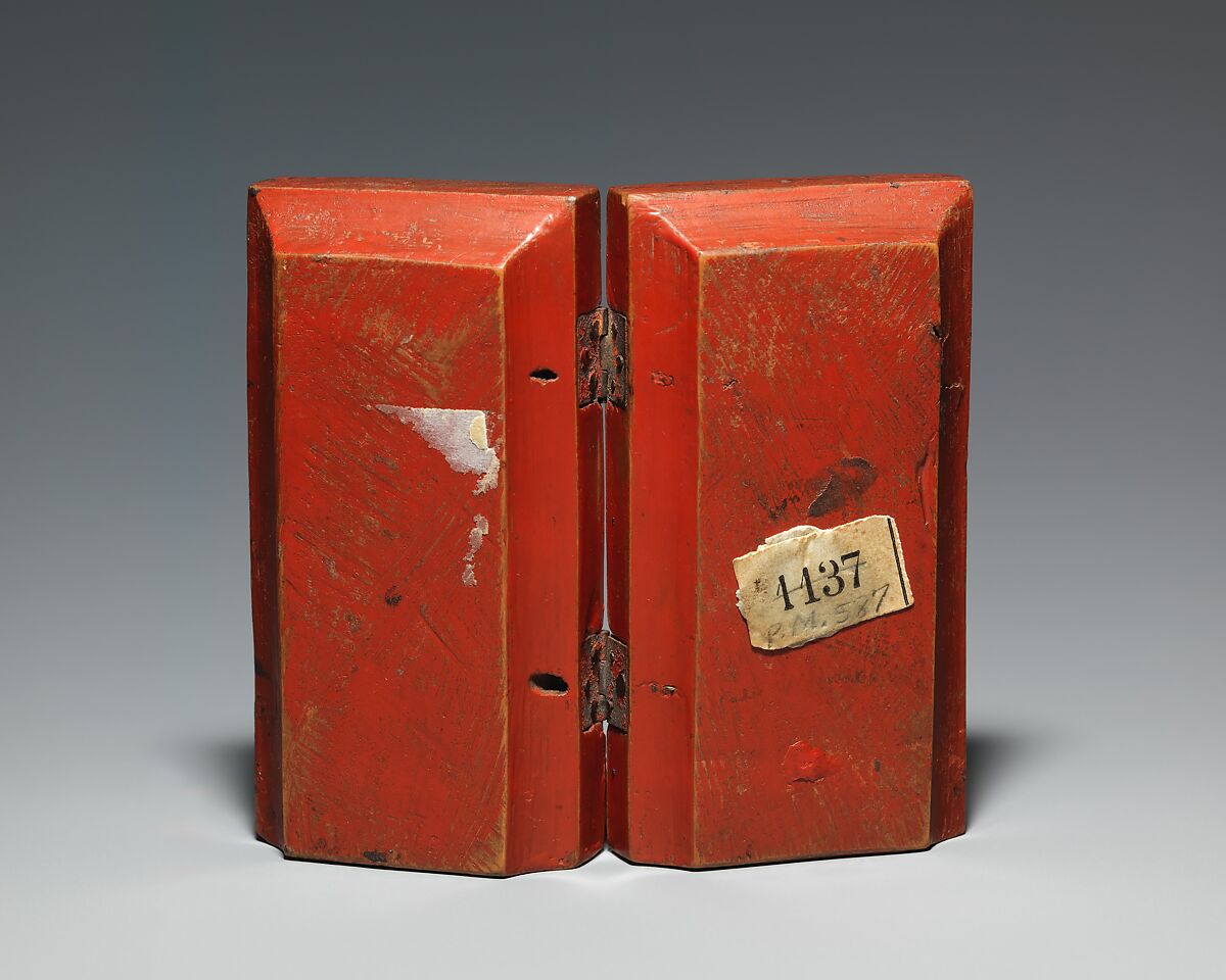 Diptych with the Nativity and the Mass of Saint Gregory, Boxwood, Netherlandish