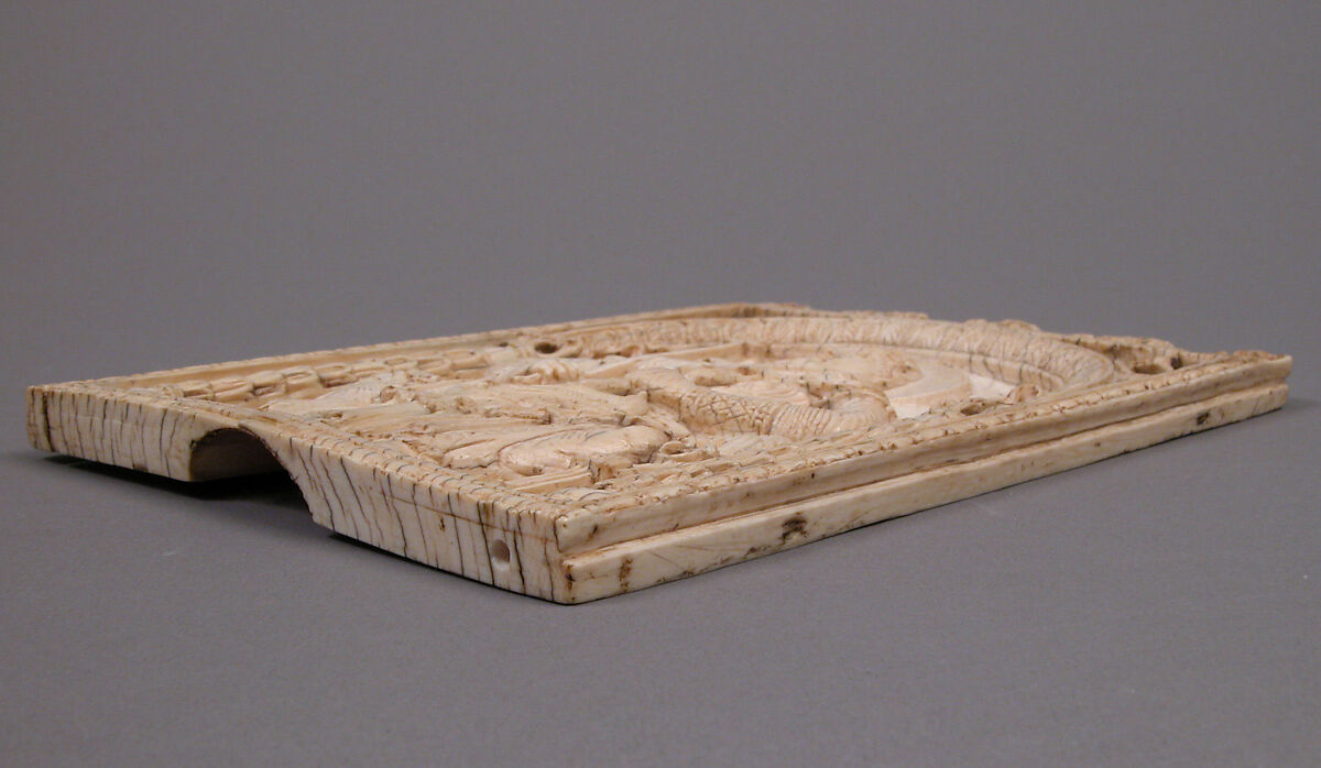 Plaque with the Virgin Mary as a Personification of the Church, Elephant ivory, Carolingian