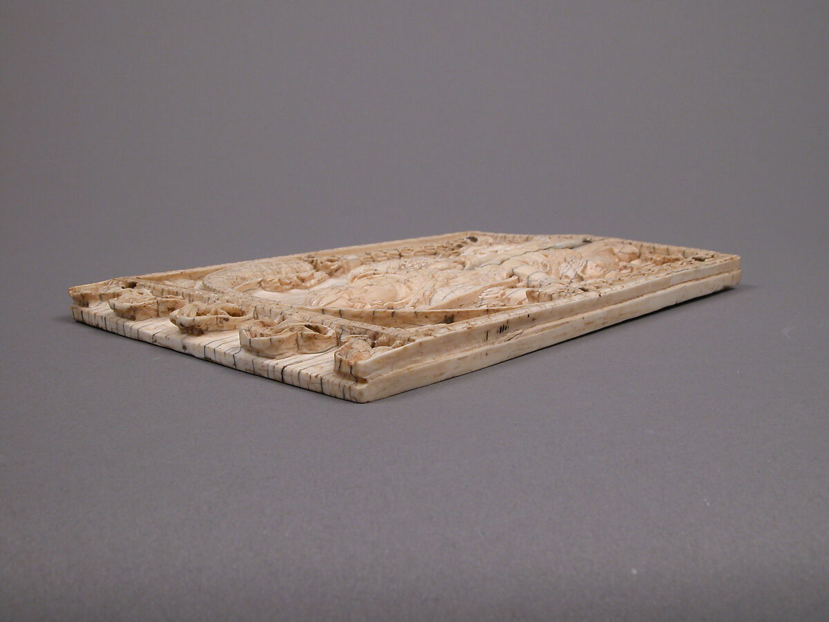 Plaque with the Virgin Mary as a Personification of the Church, Elephant ivory, Carolingian