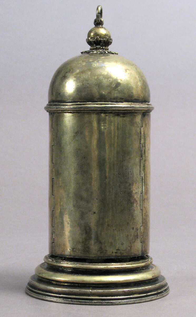 Polyptych, Silver-gilt, gold, niello, ivory head, hands & feet of V&C, Franco-Netherlandish