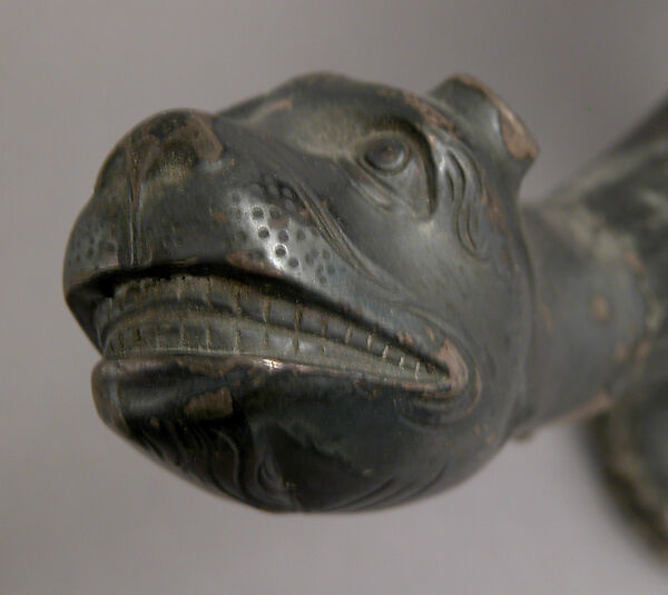 Drinking Horn, Silver, partially gilded, horn, German