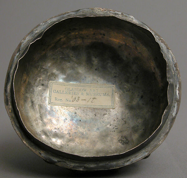 Drinking Horn, Silver, partially gilded, horn, German