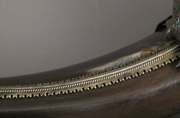 Drinking Horn, Workshop of Louis Marcy (Luigi Parmeggiani) (Italian, 1860–1945) (?), Horn, silver, enamel, French