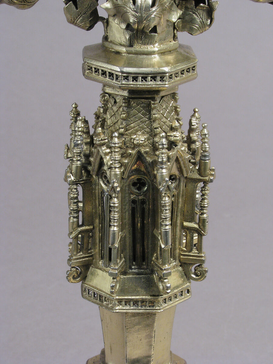 Reliquary, Monstrance, Copper-gilt, silver-gilt, glass, German