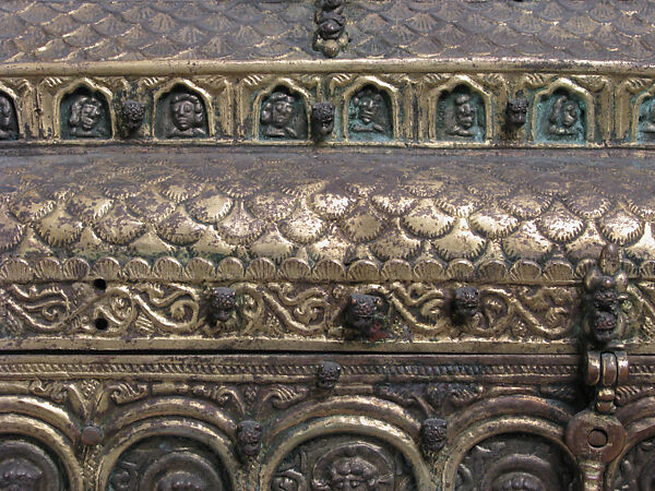 Chasse, Gilded copper alloy and silver, Spanish