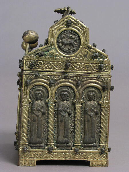 Chasse, Gilded copper alloy and silver, Spanish