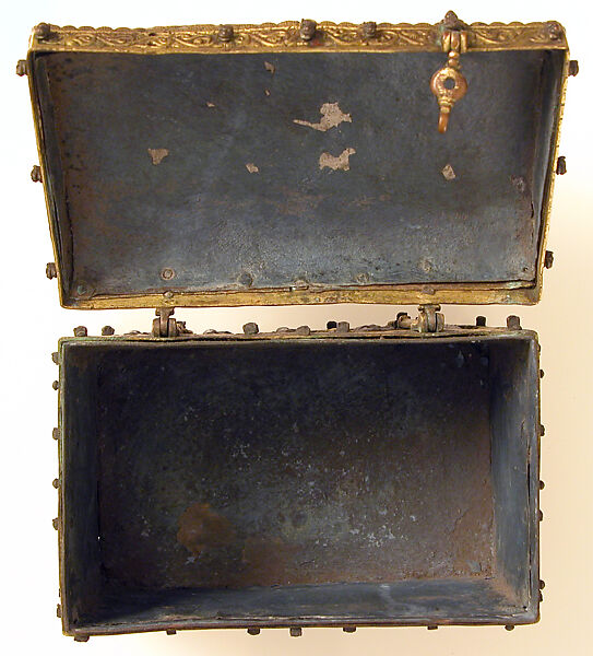 Chasse, Gilded copper alloy and silver, Spanish