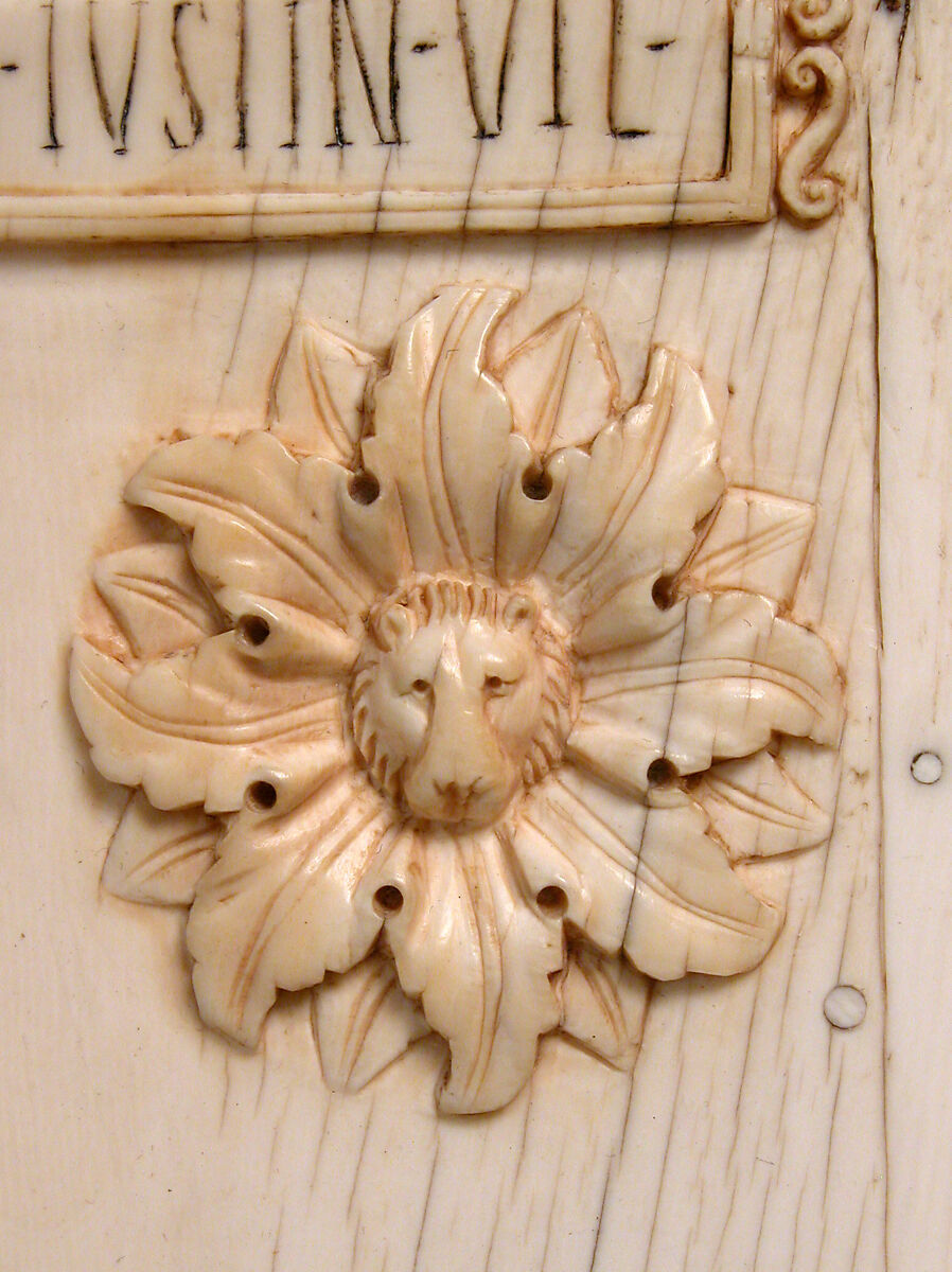 Panel of a Diptych Announcing the Consulship of Justinian, Ivory, Byzantine