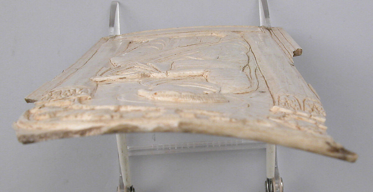 Ivory Panel with Saint Peter, Elephant ivory, Frankish