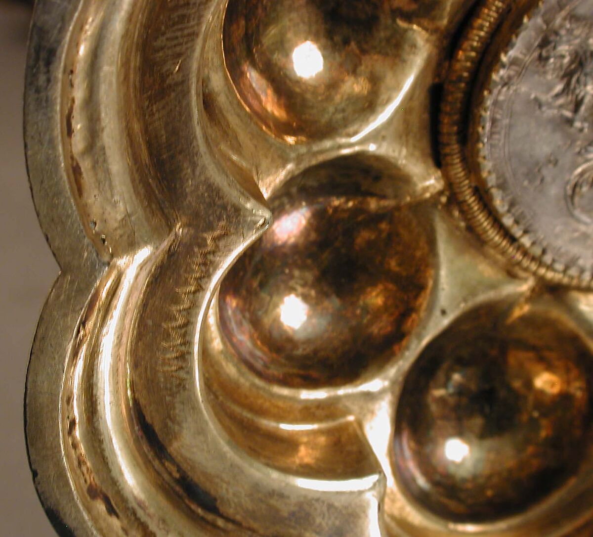 Double Cup, Mattheus Epfenhauser (German), Silver gilt, silver medallions, German