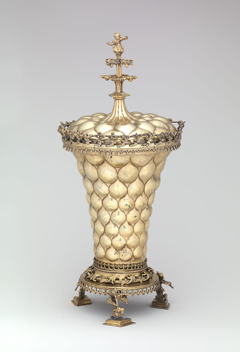 Covered Beaker, Attributed to Hans Greiff (German, active ca. 1470–died 1516 Ingolstadt), Silver, gilt, German