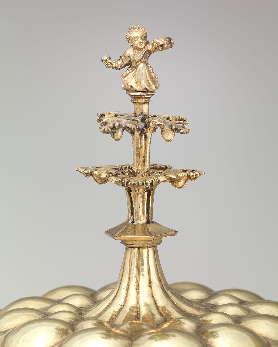 Covered Beaker, Attributed to Hans Greiff (German, active ca. 1470–died 1516 Ingolstadt), Silver, gilt, German