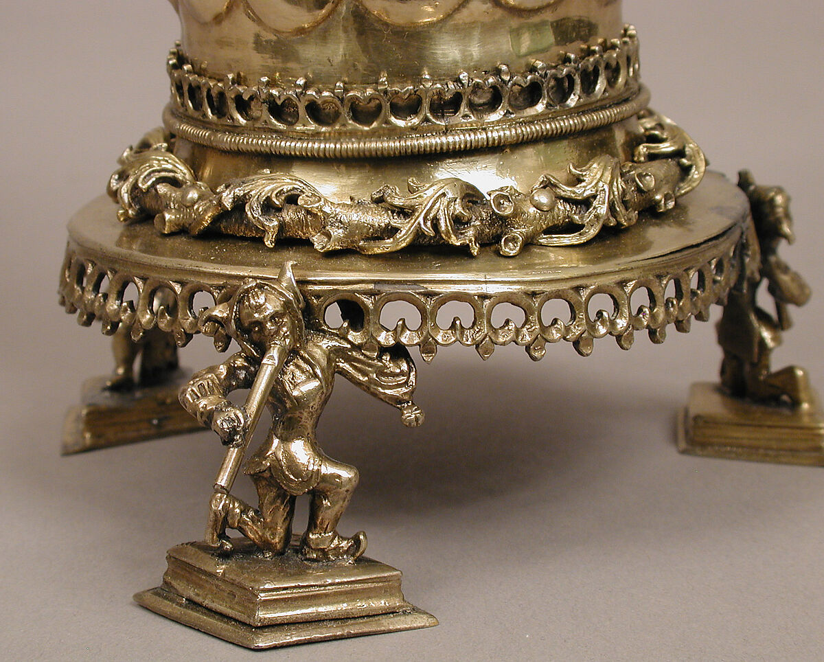 Covered Beaker, Attributed to Hans Greiff (German, active ca. 1470–died 1516 Ingolstadt), Silver, gilt, German