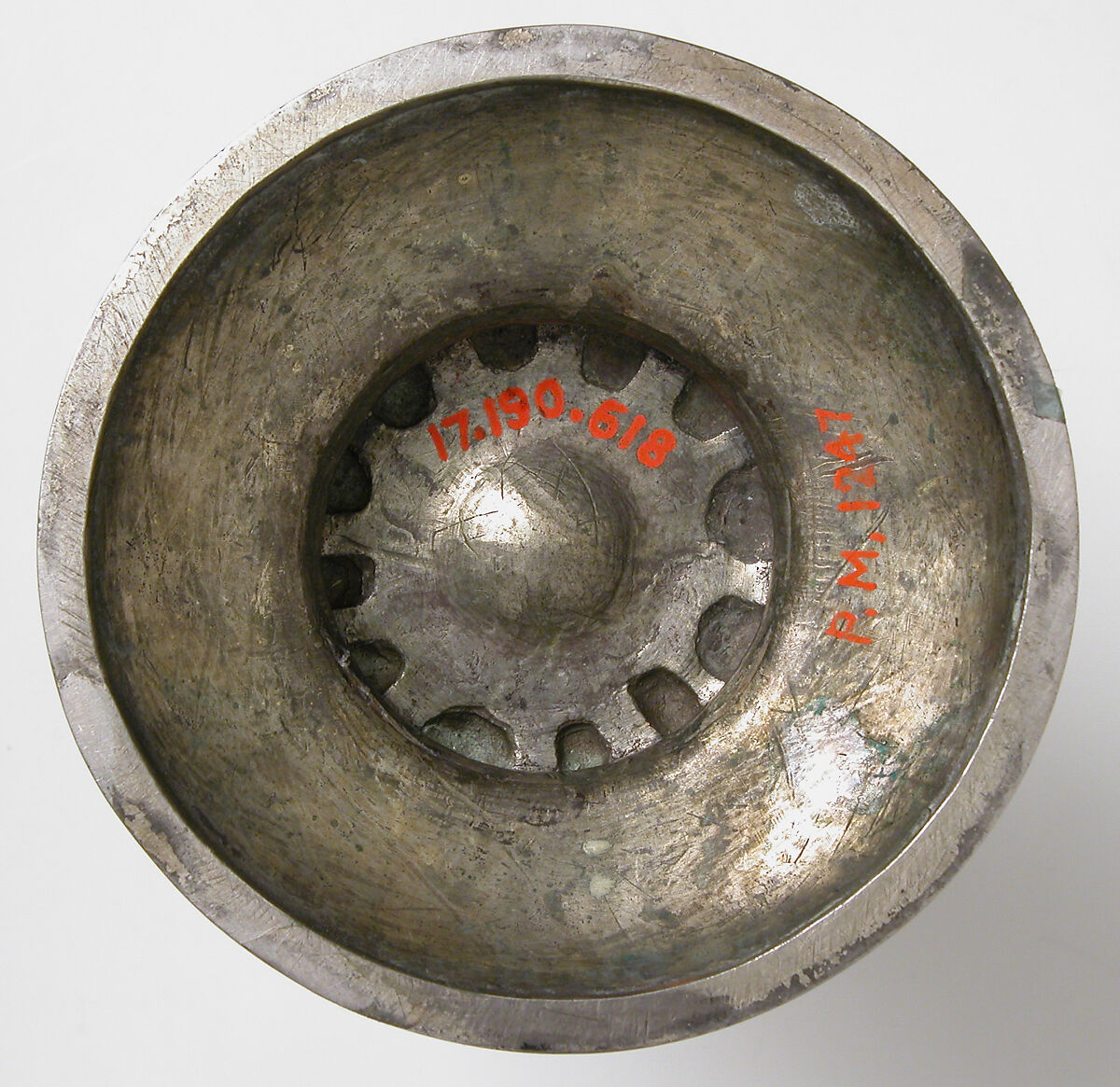 Beaker, Rock crystal, with later gilt silver foot, French