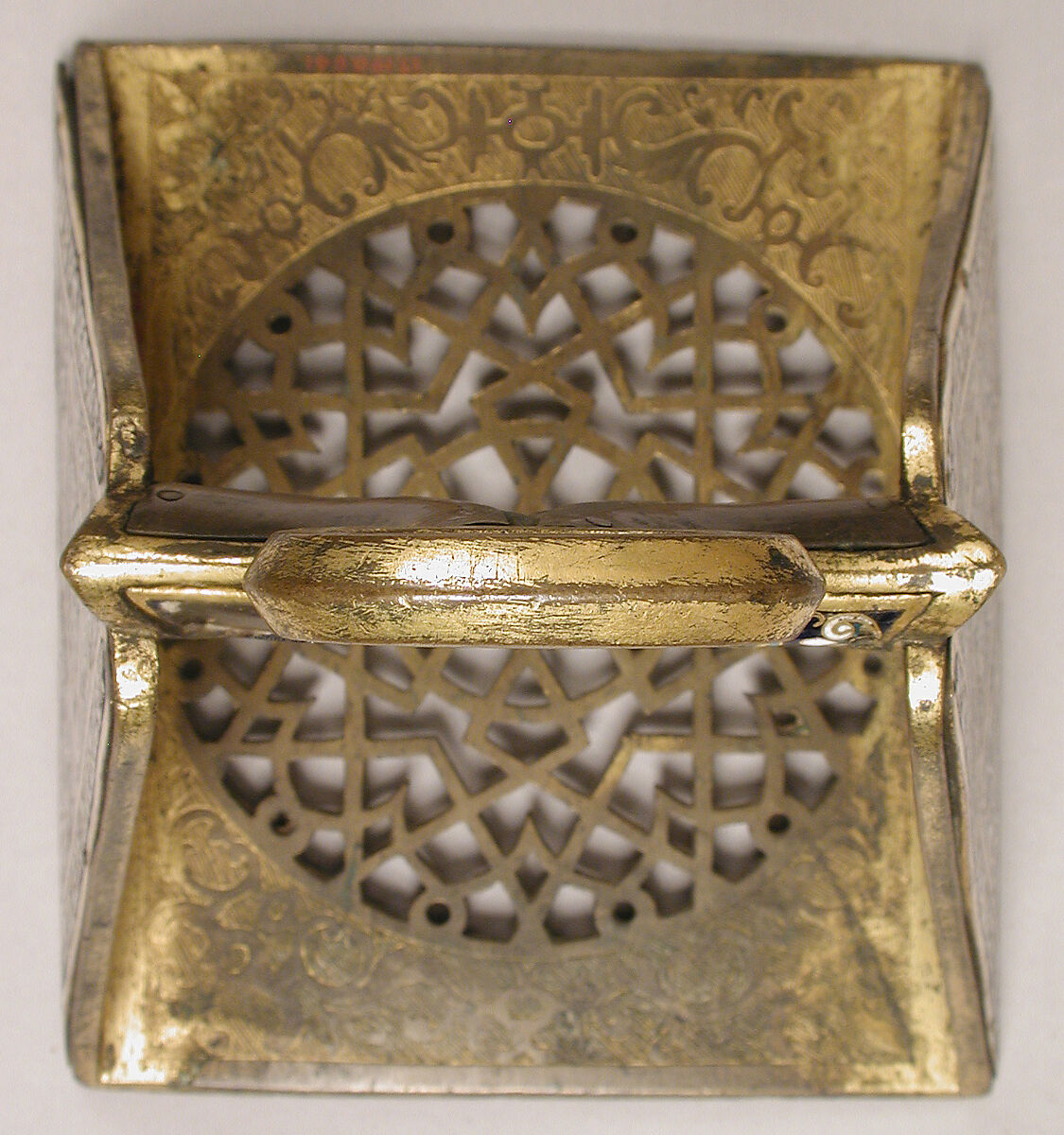 Stirrup, Cloisonné enamel, copper-gilt, Spanish