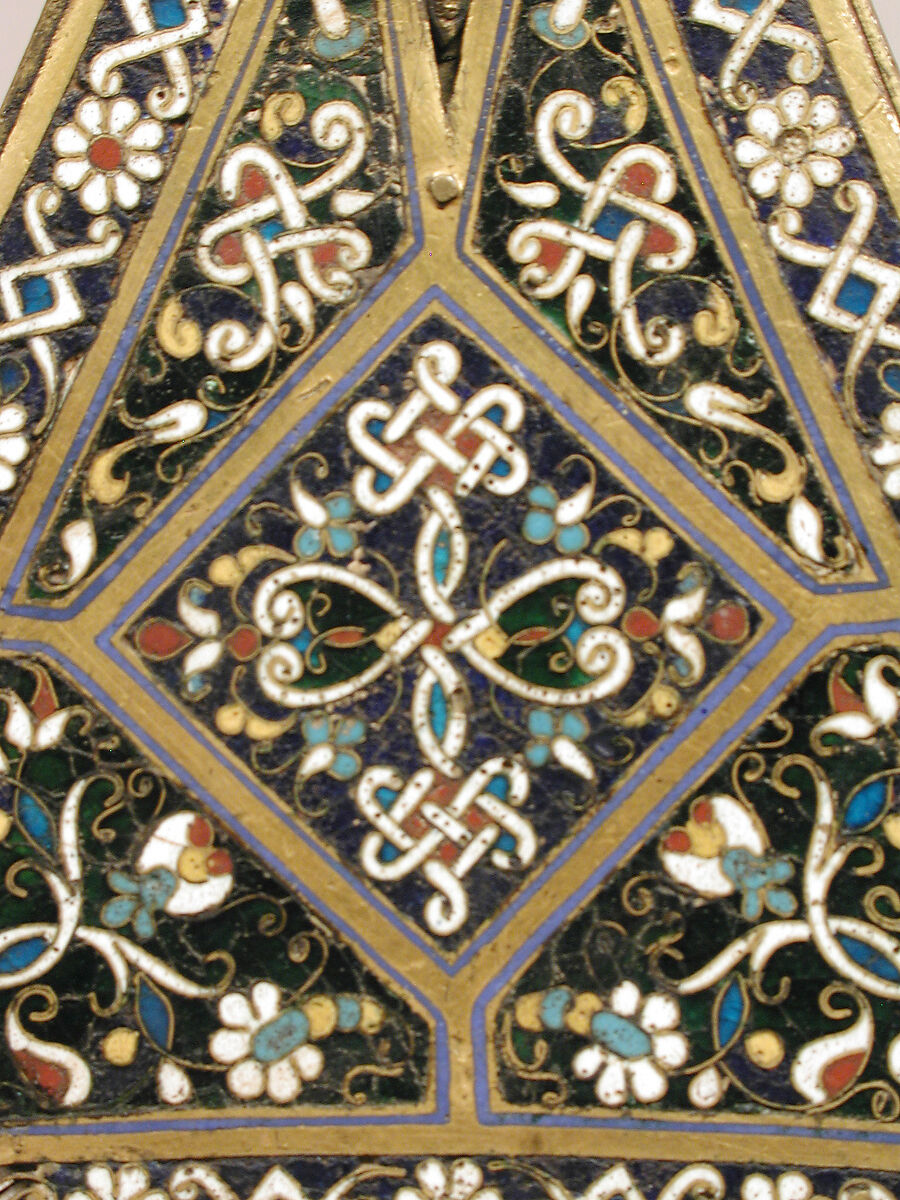 Stirrup, Cloisonné enamel, copper-gilt, Spanish