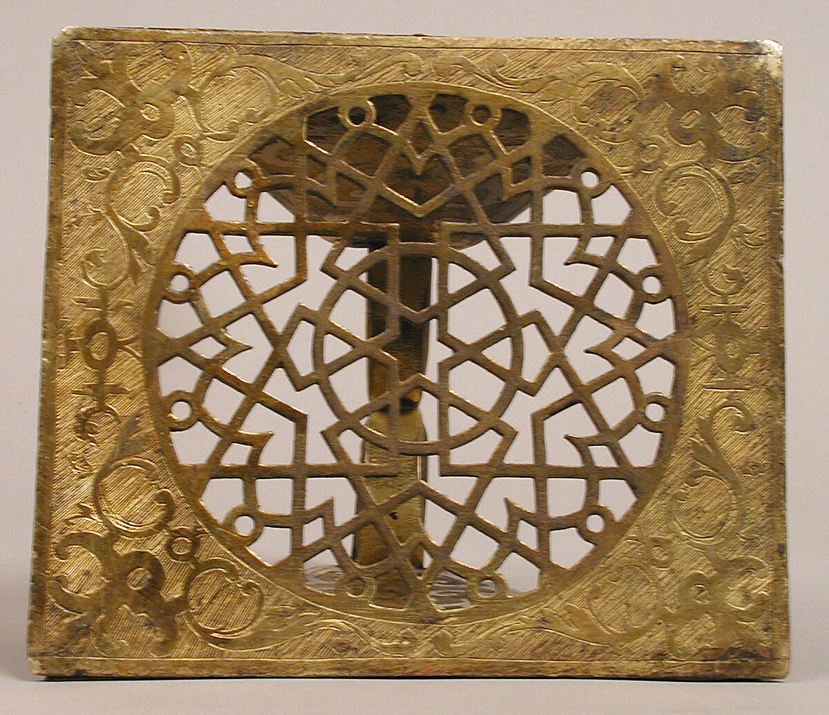 Stirrup, Cloisonné enamel, copper-gilt, Spanish