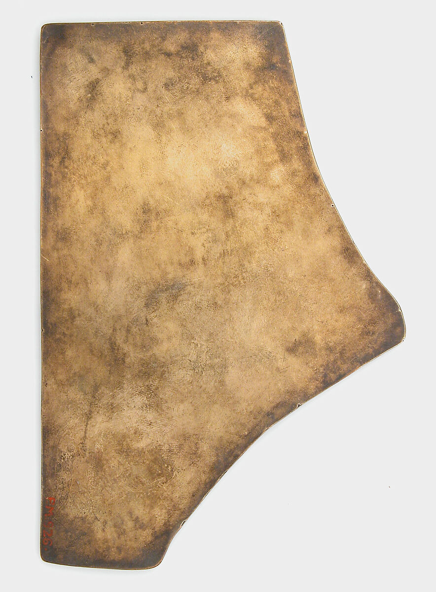 Panel from a Cover for an Icon of the Virgin, Cloisonné enamel, gold, copper, Byzantine