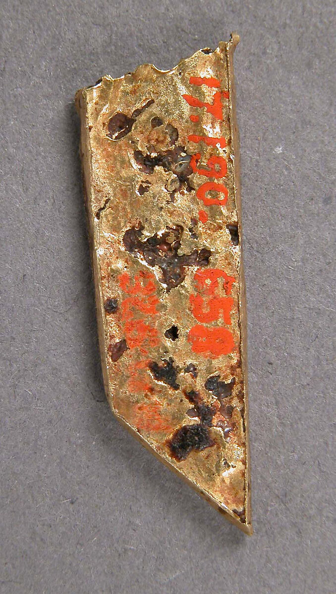 Border Fragment, Cloisonné enamel, gold, Byzantine